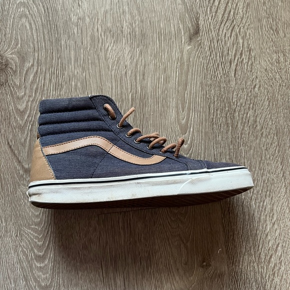 Sk8-Hi Vans. Denim - Picture 2 of 5